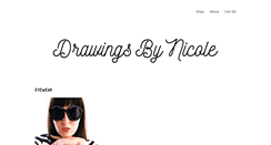 Desktop Screenshot of drawingsbynicole.com