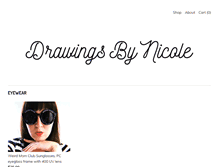 Tablet Screenshot of drawingsbynicole.com